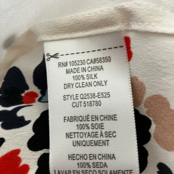 Equipment Femme 100% silk blouse - Picture 4 of 5